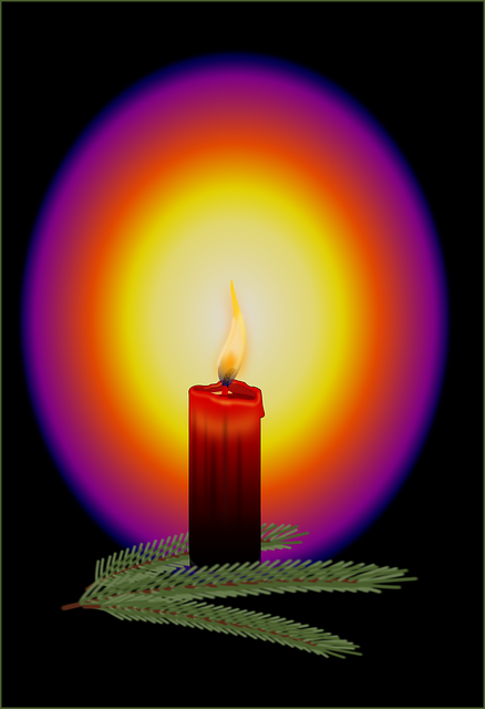 Free download Branch Candle Christmas - Free vector graphic on Pixabay free illustration to be edited with GIMP free online image editor