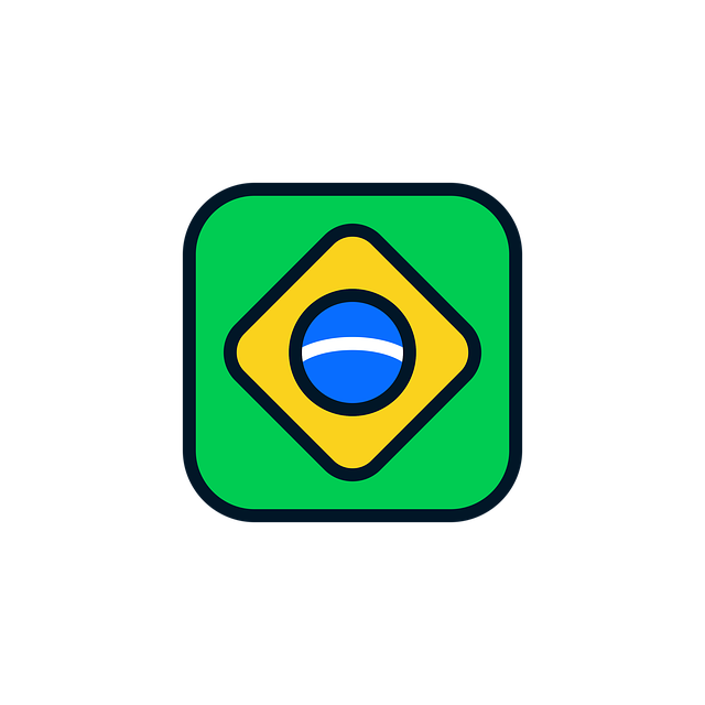 Free download Brazil Icon Flag -  free illustration to be edited with GIMP free online image editor