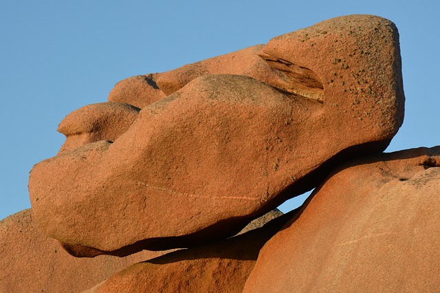 Free download brittany coast red granite rock free picture to be edited with GIMP free online image editor