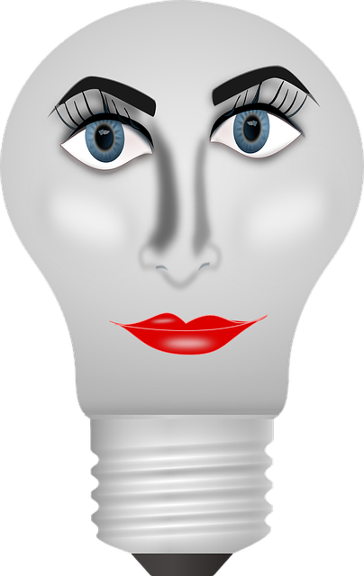 Free download Bulb Lamp Female -  free illustration to be edited with GIMP free online image editor