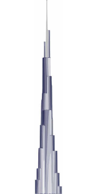 Free download Burj Khalifa Skyscraper Dubai - Free vector graphic on Pixabay free illustration to be edited with GIMP free online image editor