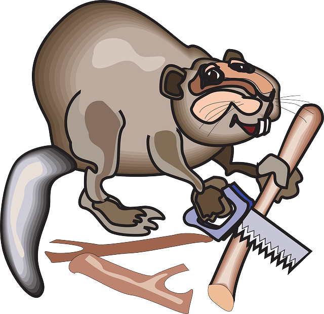 Free download Busy Saw Beaver - Free vector graphic on Pixabay free illustration to be edited with GIMP free online image editor