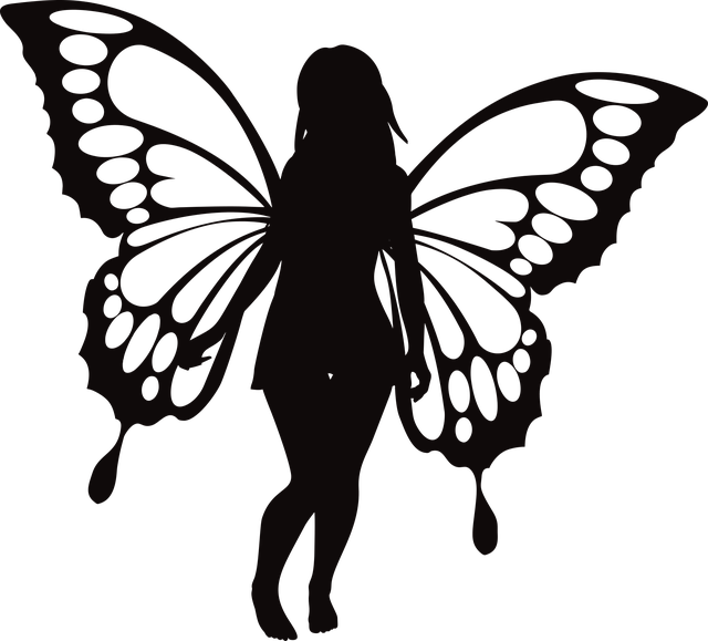 Free download Butterfly Woman SilhouetteFree vector graphic on Pixabay free illustration to be edited with GIMP online image editor