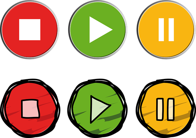 Free download Button Recording Colorful - Free vector graphic on Pixabay free illustration to be edited with GIMP free online image editor