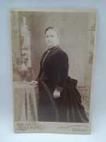 Free download Cabinet card of an older woman free photo or picture to be edited with GIMP online image editor