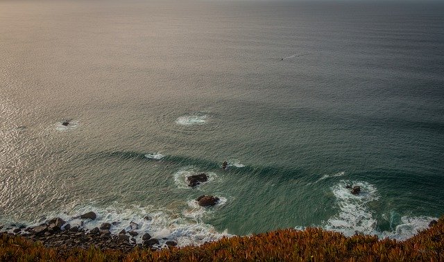 Kostenloser Download Cabo da Roca Portugal Klippe das Meer Kostenloses Bild, das mit dem kostenlosen Online-Bildeditor GIMP bearbeitet werden kann