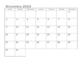 Free download calendario-diciembre-2019-50ld free photo or picture to be edited with GIMP online image editor