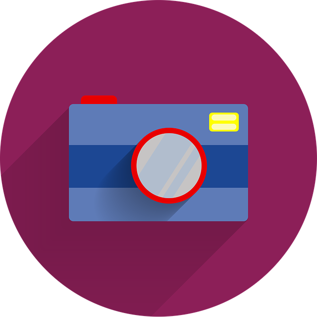 Free download Camera Flat Design -  free illustration to be edited with GIMP free online image editor