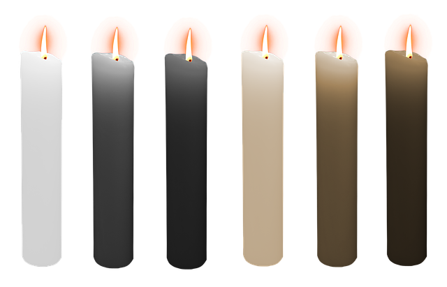 Free download Candles Black White -  free illustration to be edited with GIMP free online image editor