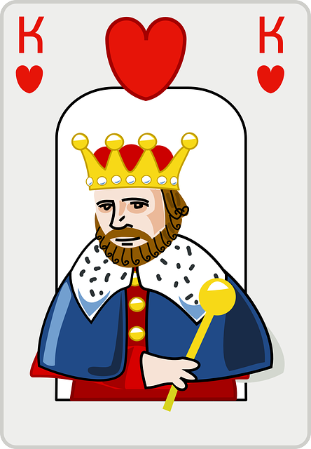 Free download Card King Heart - Free vector graphic on Pixabay free illustration to be edited with GIMP free online image editor