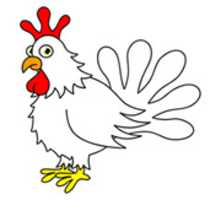 Descărcare gratuită Cartoon Chicken fotografie sau imagini gratuite pentru a fi editate cu editorul de imagini online GIMP