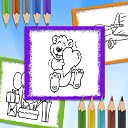 Cartoon Coloring Book  screen for extension Chrome web store in OffiDocs Chromium