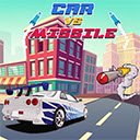 Car VS Missile Racing Game  screen for extension Chrome web store in OffiDocs Chromium