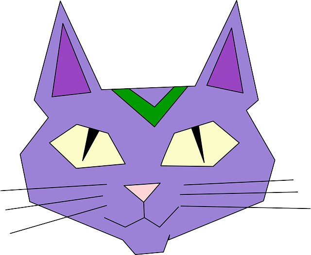 Free download Cat Head Lilac - Free vector graphic on Pixabay free illustration to be edited with GIMP free online image editor