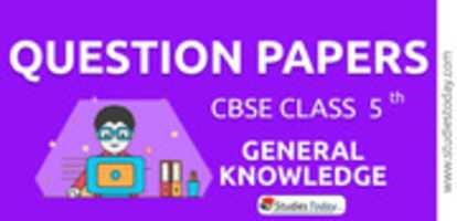 Free download CBSE Class 5 General Knowledge Question Papers free photo or picture to be edited with GIMP online image editor