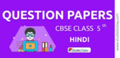 Free download CBSE Class 5 Hindi Question Papers free photo or picture to be edited with GIMP online image editor