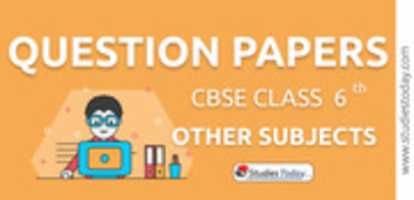 免费下载 CBSE Class 6 Other Subjects Question Papers 免费照片或图片可使用 GIMP 在线图像编辑器进行编辑