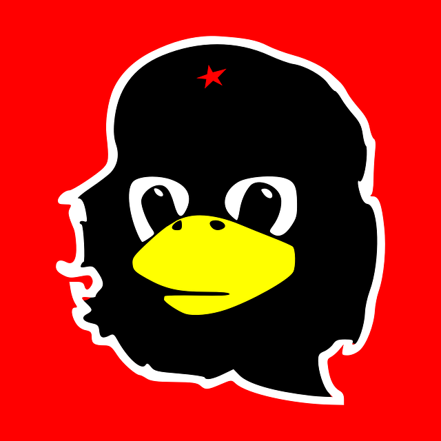 Free download Che Guevara Linux Tux - Free vector graphic on Pixabay free illustration to be edited with GIMP free online image editor