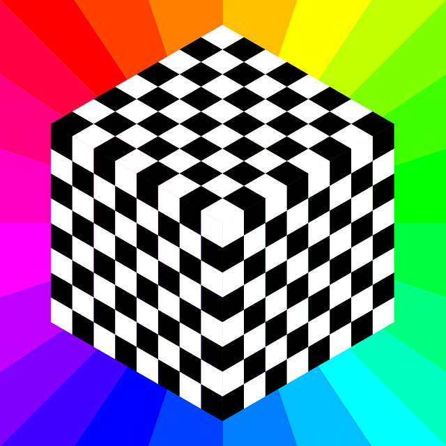 Free download Chessboard Pattern Squares Rainbow - Free vector graphic on Pixabay free illustration to be edited with GIMP free online image editor