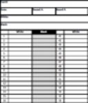 Free download Chess Score Sheet 2 DOC, XLS or PPT template free to be edited with LibreOffice online or OpenOffice Desktop online