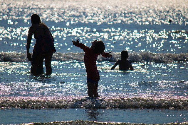 Free download child beach sea ocea thanks hope free picture to be edited with GIMP free online image editor