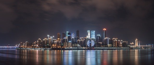 Free graphic chongqing city river china night to be edited by GIMP free image editor by OffiDocs