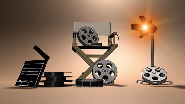 Kostenloser Download von Cinema Movie Filmstrip kostenlose Illustration, die mit dem GIMP-Online-Bildeditor bearbeitet werden kann