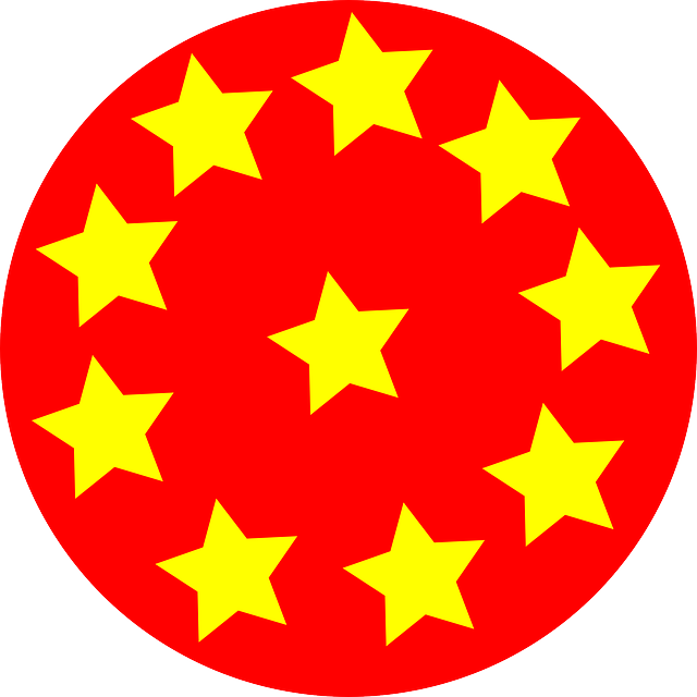 Free download Circle Red Stars - Free vector graphic on Pixabay free illustration to be edited with GIMP free online image editor