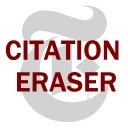 Citation Eraser  screen for extension Chrome web store in OffiDocs Chromium