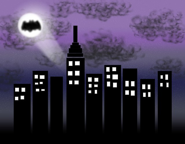 Free download City Gotham Batman -  free illustration to be edited with GIMP free online image editor