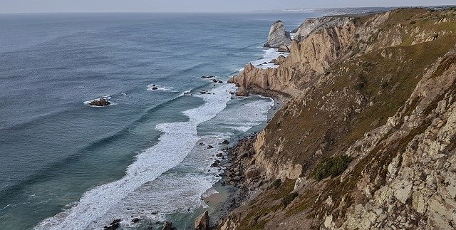 ດາວ​ໂຫຼດ​ຟຣີ cliff cabo da roca the sea ocean ຮູບ​ພາບ​ຟຣີ​ທີ່​ຈະ​ໄດ້​ຮັບ​ການ​ແກ້​ໄຂ​ທີ່​ມີ GIMP ບັນນາທິການ​ຮູບ​ພາບ​ອອນ​ໄລ​ນ​໌​ຟຣີ