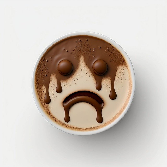 Free download coffee cappuccino sad crying cup free picture to be edited with GIMP free online image editor