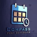 Compass Post Scheduler  screen for extension Chrome web store in OffiDocs Chromium