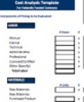 Free download Cost Analysis Template DOC, XLS or PPT template free to be edited with LibreOffice online or OpenOffice Desktop online