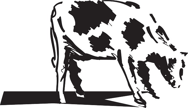 Free download Cow Grazing Livestock - Free vector graphic on Pixabay free illustration to be edited with GIMP free online image editor