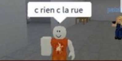 Free download C rien c la rue ( ROBLOX Meme ) free photo or picture to be edited with GIMP online image editor