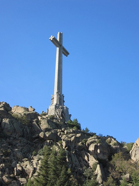 Free download cross crucifix mountain spain free picture to be edited with GIMP free online image editor