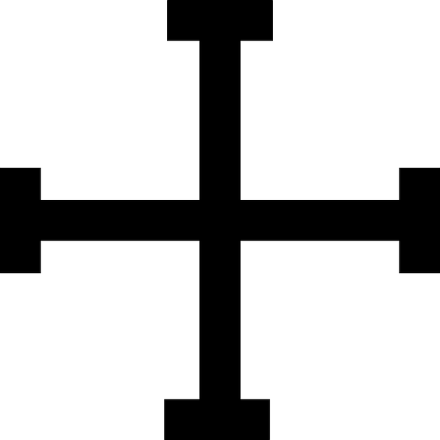 Free download Cross Jerusalem Christian - Free vector graphic on Pixabay free illustration to be edited with GIMP free online image editor