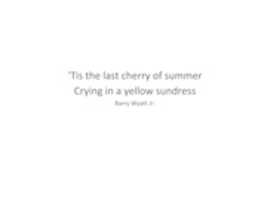 Free download Crying In A Yellow Sundress Barry Wyatt Jr. free photo or picture to be edited with GIMP online image editor