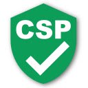 CSP Evaluator  screen for extension Chrome web store in OffiDocs Chromium