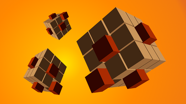 Free download Cube Cubes Cuboid Bone -  free illustration to be edited with GIMP free online image editor