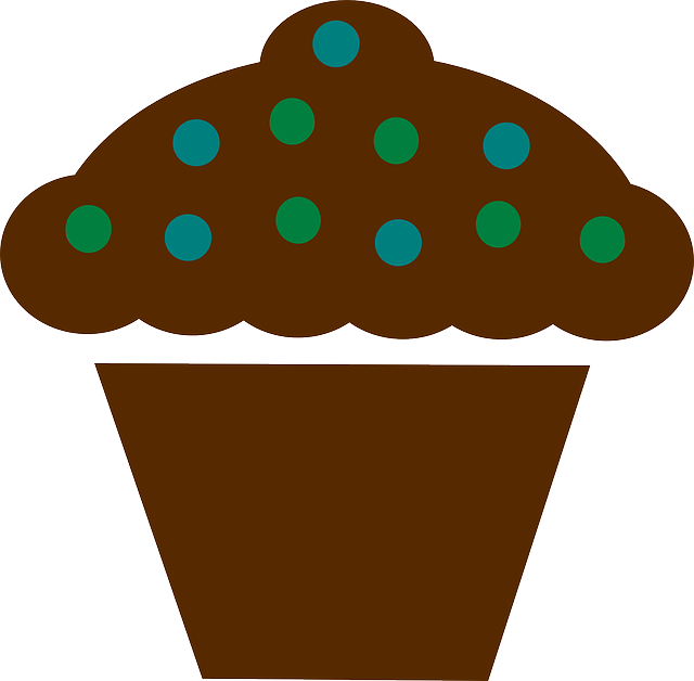 Free download Cupcake Berries Brown - Free vector graphic on Pixabay free illustration to be edited with GIMP free online image editor