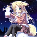 Cute Wolfgirl Anime tema natalizio schermo 1920x1080 per estensione Chrome web store in OffiDocs Chromium