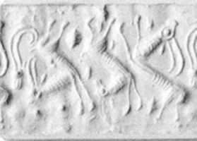 Free download Cylinder seal: horned animals free photo or picture to be edited with GIMP online image editor