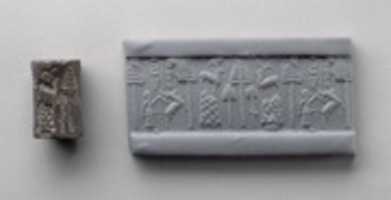 Free download Cylinder seal: hunting scene free photo or picture to be edited with GIMP online image editor