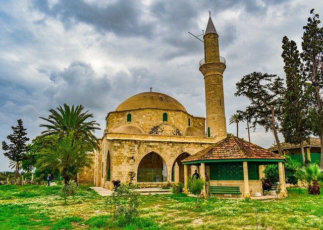 Безкоштовно завантажити Cyprus Larnaca Hala Sultan Tekke - безкоштовне фото чи зображення для редагування за допомогою онлайн-редактора зображень GIMP