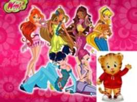 Free download Daniel Tiger meet the Winx Club free photo or picture to be edited with GIMP online image editor