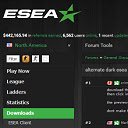 Dark ESEA  screen for extension Chrome web store in OffiDocs Chromium