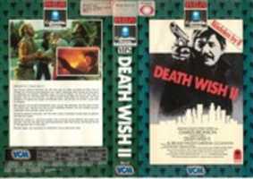 Free download Death Wish II ( Michael Winner, 1982) Norwegian VHS Cover Art free photo or picture to be edited with GIMP online image editor