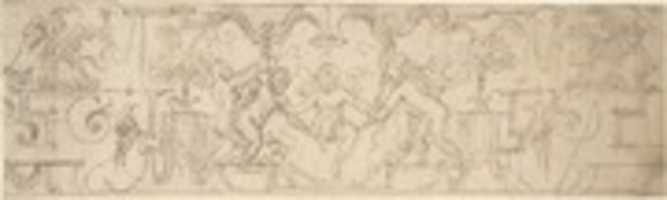 Free download Decorative Frieze with Putti Playing on a Swing free photo or picture to be edited with GIMP online image editor